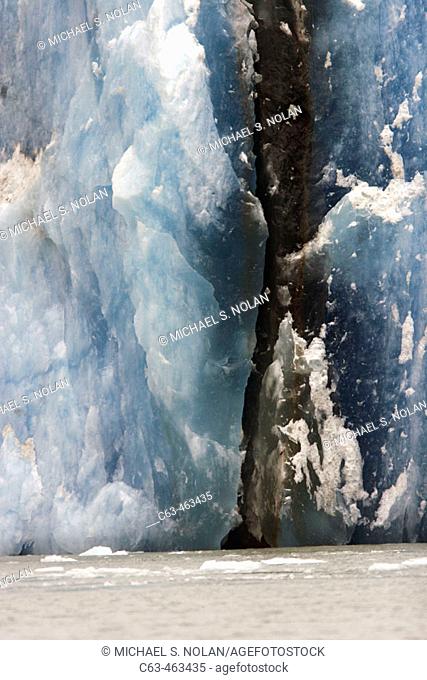Dawes Glacier at the end of Endicott Arm in Stephen's Passage, Southeast Alaska, USA