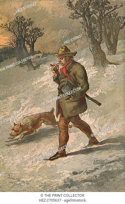'The Woodman and His Dog', 1862. Creator: Sir John Gilbert