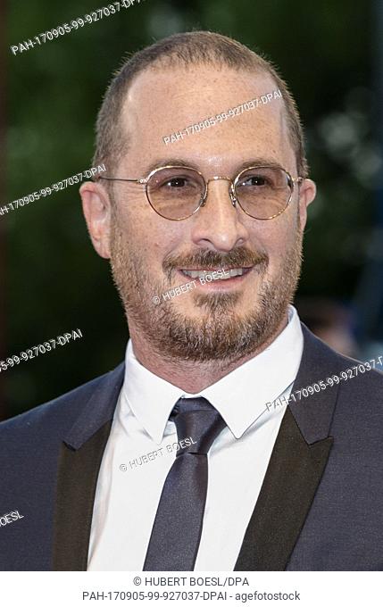 Director Darren Aronofsky attends the premiere of the movie 'Mother!' during the 74th Venice Film Festival at Palazzo del Cinema in Venice, Italy