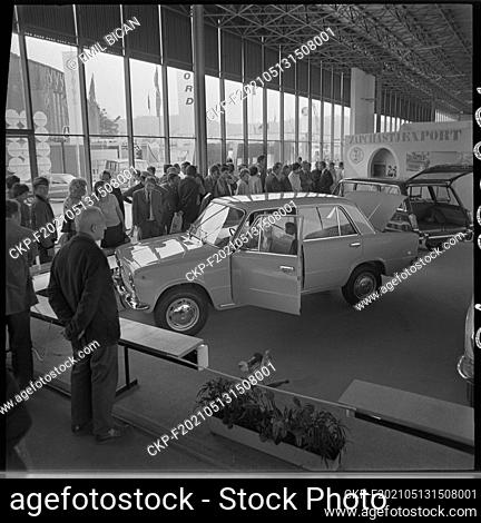 ***SEPTEMBER, 1972 FILE PHOTO*** The stand of Soviet Union with car Lada, AvtoVAZ, Zhiguli during the XIV. International Engineering Fair in Brno
