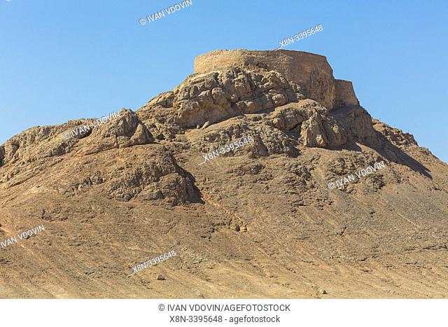 Tower of Silence, Zoroastrian burial place, Yazd, Yazd Province, Iran