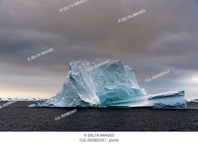 Icebergs in Lemaire channel, Antarctica