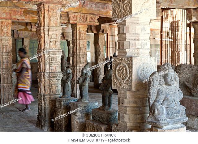 India, Tamil Nadu state, Darasuram, the Airavatesvara temple is part of the Great Living Chola Temples listed as World Heritage by UNESCO