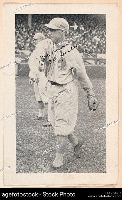 Joe Dugan, 3 B., Yankees, from Baseball strip cards (W575-2), ca. 1921-22. Creator: Unknown