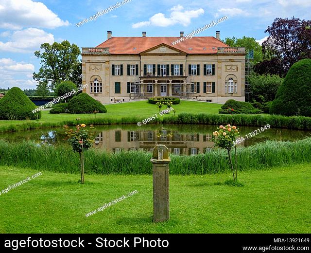 Harkotten Castle, mansion, Osnabruecker Land, Lower Saxony, Germany