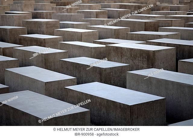 Concrete blocks of the Holocaust Memorial, Berlin, Germany, Europe