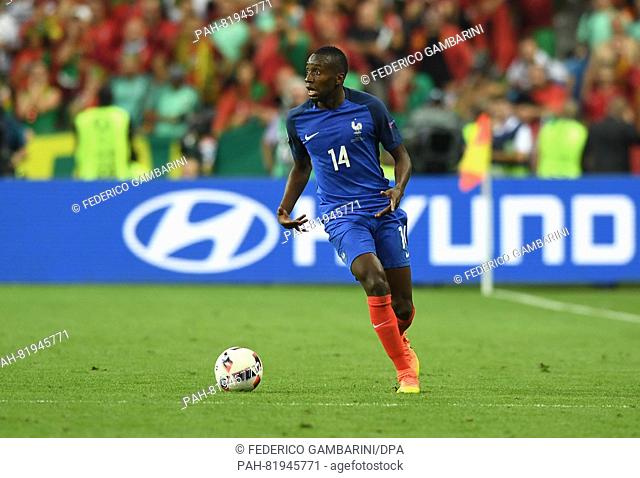 Blaise Matuidi of France in action during the UEFA EURO 2016 soccer Final match between Portugal and France at the Stade de France, Saint-Denis, France