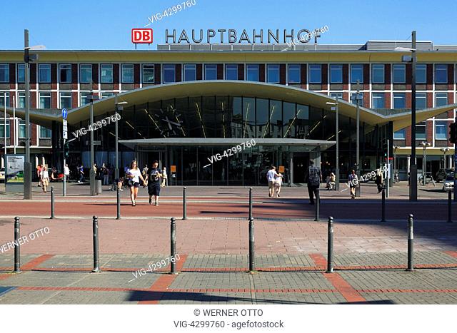D-Bochum, Ruhr area, Westphalia, North Rhine-Westphalia, NRW, Deutsche Bundesbahn, German Federal Railway, mais station Bochum, station building