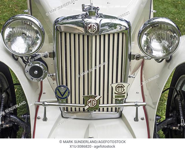 UK Yorkshire Harrogate Valley Gardens 1935 MG Type PB Midget at Harrogate 1940s Day 17 June 2018