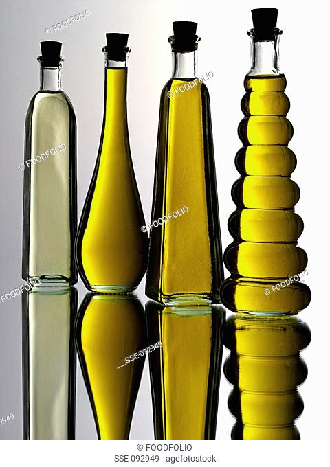 bottles of olive oil