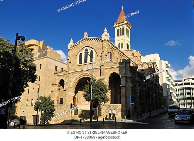Maronite church in downtown Beirut, Beyrouth, Lebanon, Middle East, West Asia