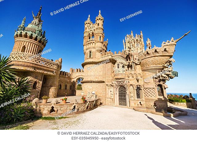 Castle monument of Colomares. Is a monument honoring Cristopher Colombus and the discovery of America. Was built between 1987 and 1994 and It is a combination...