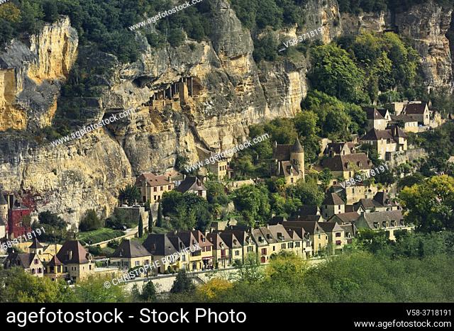 France, Dordogne, Dordogne valley, La Roque-Gageac