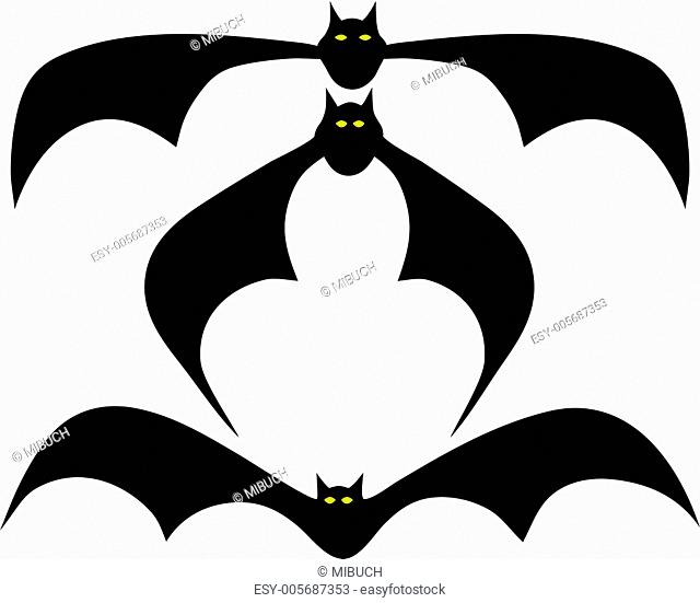 various flying bats