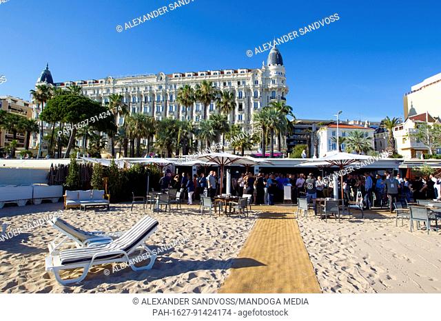 Cannes, France - June 07, 2017: Midem, the International B2B music market, IMAGEM Music Presentation | usage worldwide. - Cannes/France