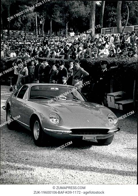1968 - The prototype of Ferrari Daytona 4.400 was presented to the people in Rome, during the Rome International horse show