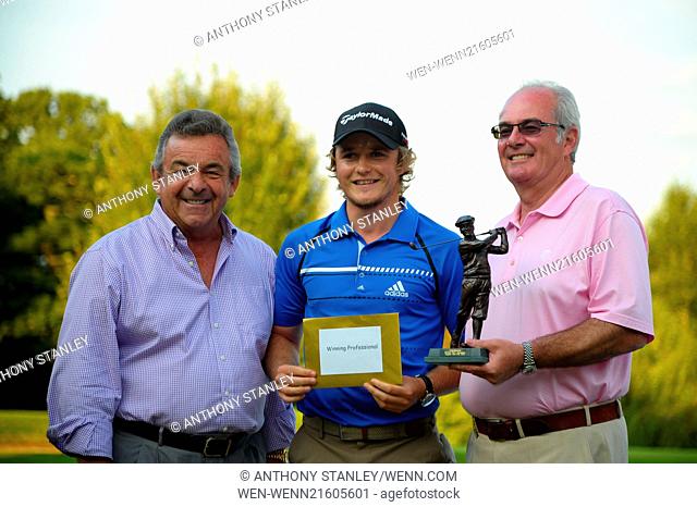 Celebrities and professionals attending the Farmfoods British Par 3 Championship 2014 - Day 3 Featuring: Tony Jacklin, Eddie Pepperell