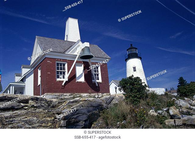 Pemaquid Point Lighthouse Pemaquid Point Maine USA
