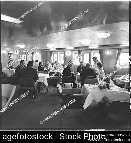 ***OCTOBER 27, 1971, FILE PHOTO***  Ocean liner BLANIK in Szczecin. Since December 28, 1967, the Czechoslovak medium category naval ship BLANIK with a carrying...