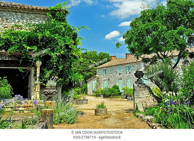 Jardins de Sardy, Velines, Dordogne Department, Aquitaine, France