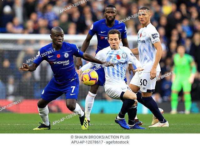2018 EPL Premier League Football Chelsea v Everton Nov 11th. 11th November 2018, Stamford Bridge, London, England; EPL Premier League football