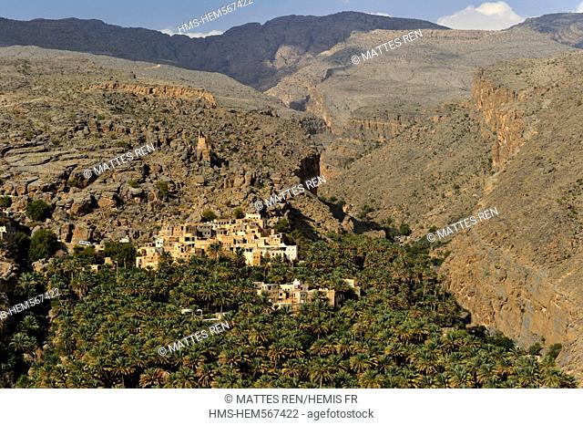 Sultanate of Oman, Al Dakhiliyah Region, Western Hajar Mountains, Misfat Al Abreain