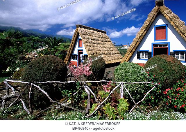 Casas de Colmo, Santana, Madeira, Portugal, Europe