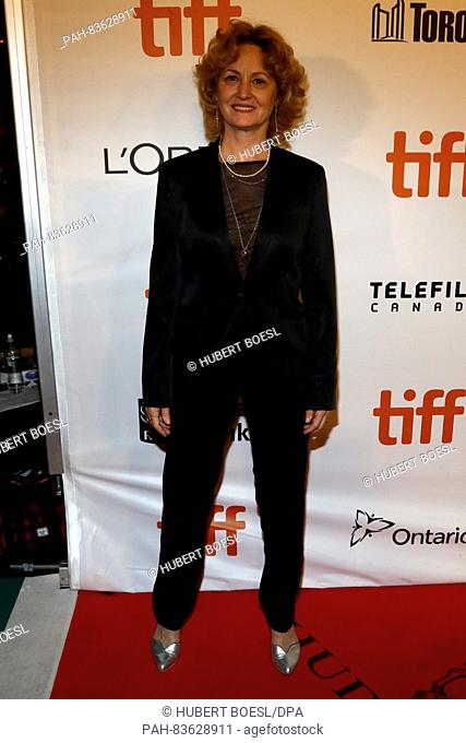Actress Melissa Leo arrives at the premiere of Snowden during the 41st Toronto International Film Festival, TIFF, at Roy Thomson Hall in Toronto, Canada