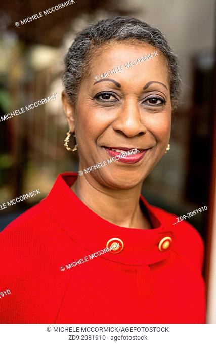 An attractive middle-aged professional black woman