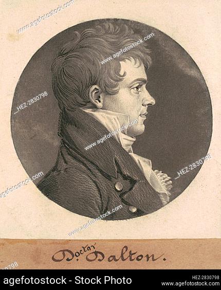 Doctor Dalton, 1809. Creator: Charles Balthazar Julien Févret de Saint-Mémin
