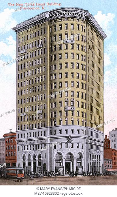 The Turks Head Building, Providence, Rhode Island, USA, a 16-story skyscraper completed in 1913