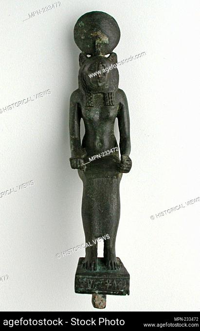 Statuette of Wadjet or Sekhmet - Late Period, Dynasty 26 (664–525 BC) - Egyptian - Artist: Ancient Egyptian, Origin: Egypt, Date: 664 BC–525 BC