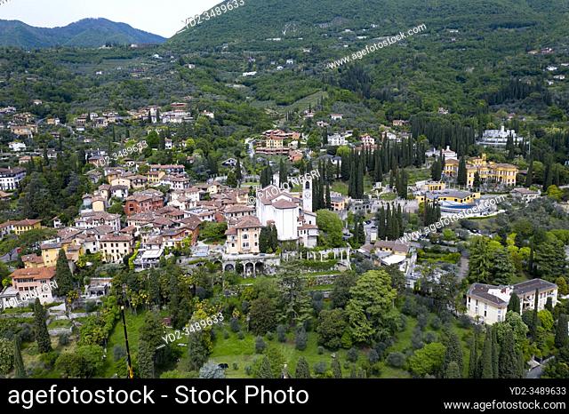 Gardone Riviera view, Lake Garda, Lombardy region of Italy