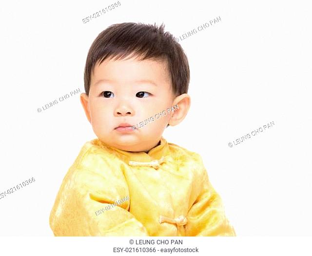 Chinese baby boy portrait
