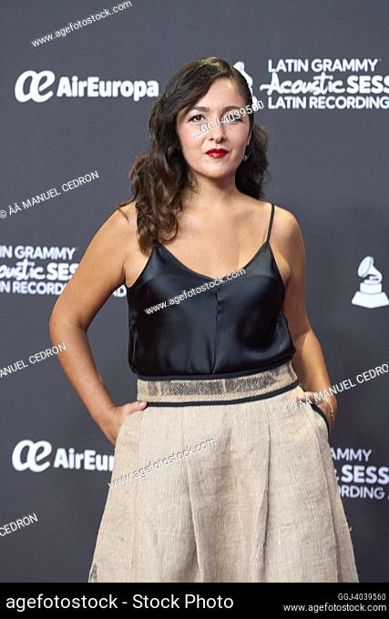 Carmen Dora attends Latin GRAMMY Acoustic Sessions Photocall at Las Ventas bullring on October 26, 2022 in Madrid, Spain