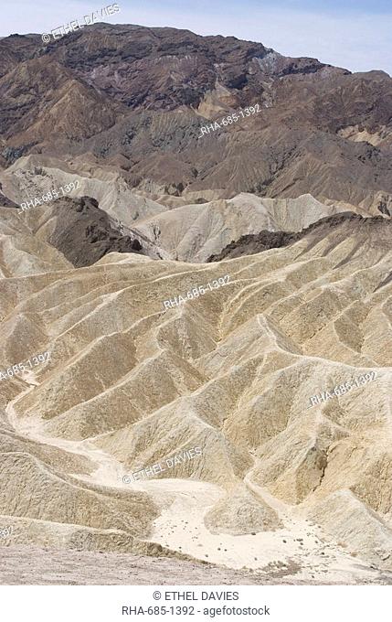 Zabriskie Point, Death Valley Natiional Park, California, United States of America, North America