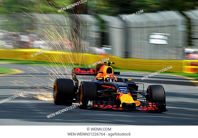 Max Verstappen set the Albert Park circuit alight literally at the Australian Grand Prix before running off track and damaging his car