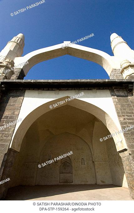 Kamani masjid on Shivneri fort ; Taluka Junnar ; district Pune ; Maharashtra ; India