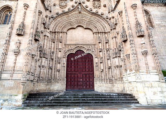 salamanca, castilla-leon, spain.cathedral door