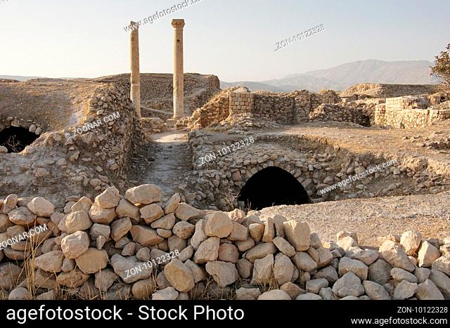 BISHAPUR, IRAN - OCTOBER 5, 2016: Historical Site of Bishapur on October 5, 2016 in Iran, Asia