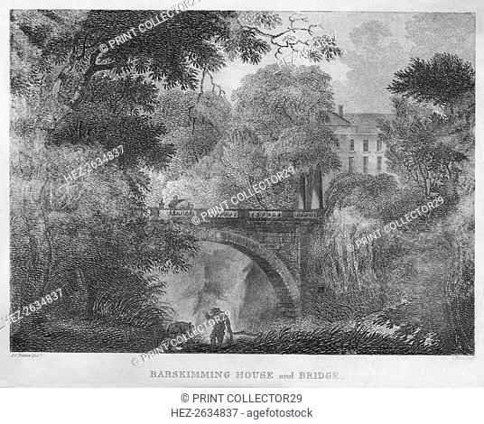 'Barskimming House and Bridge', 1804. Artist: James Fittler