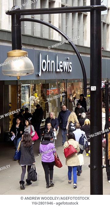 John Lewis department store Oxford Street London England