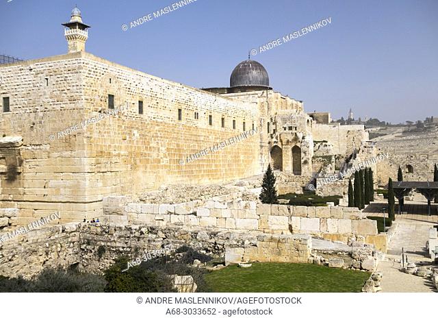 Al-Aqsa is the name of the silver-domed mosque inside a 35-acre compound referred to as al-Haram al-Sharif, or the Noble Sanctuary, by Muslims
