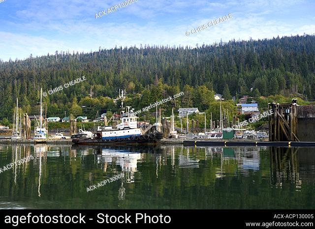 Fisherman's Wharf, Queen Charlotte City, Haida Gwaii, Formerly known as Queen Charlotte Islands, British Columbia, Canada