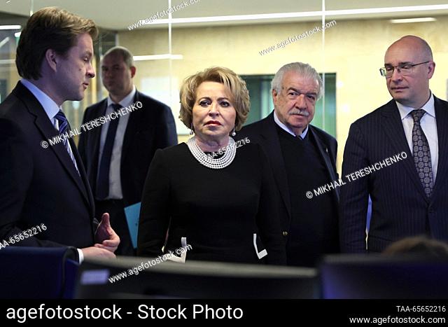 RUSSIA, MOSCOW - DECEMBER 11, 2023: Mikhail Petrov, deputy general director - editor-in-chief at the TASS Russian News Agency