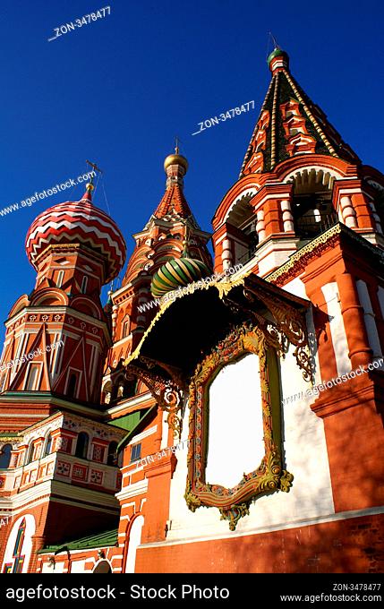 Cathedral St.Basil on the Red Square in Moscow, Russia
