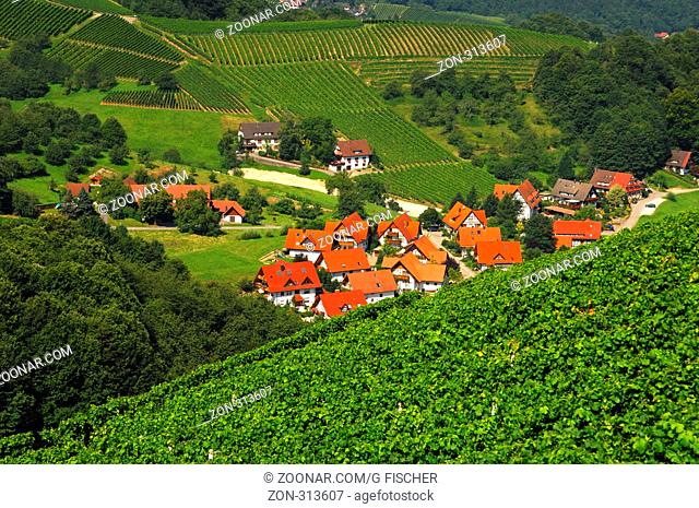 Blumen- und Weindorf Sasbachwalden, Schwarzwald, Deutschland / Wine-growers village Sasbachwalden, Black Forest, Germany