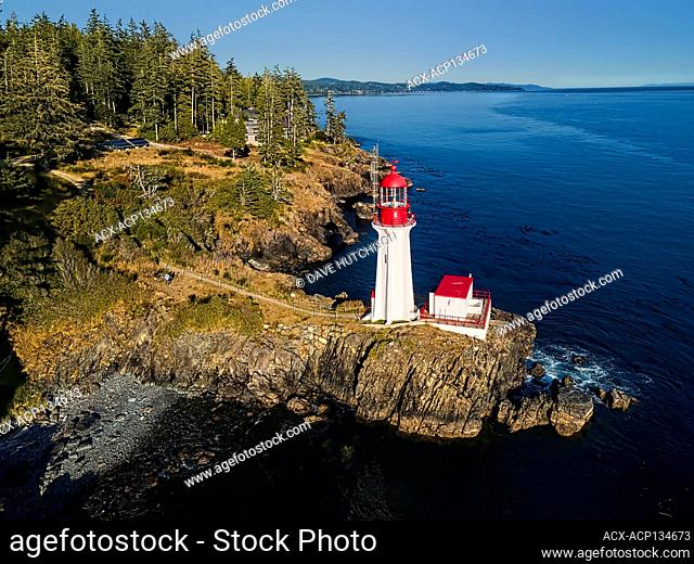 Sheringham Lighthouse near Shirley, Vancouver Island, BC, Canada