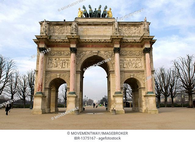 Arc de Triomphe du Carrousel, Paris, France, Europe