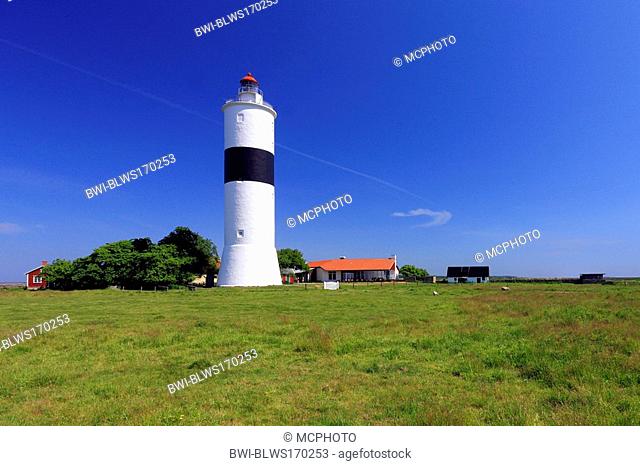 the lighthouse Lange Jan of Ottenby, Sweden, Oeland, Ottenby